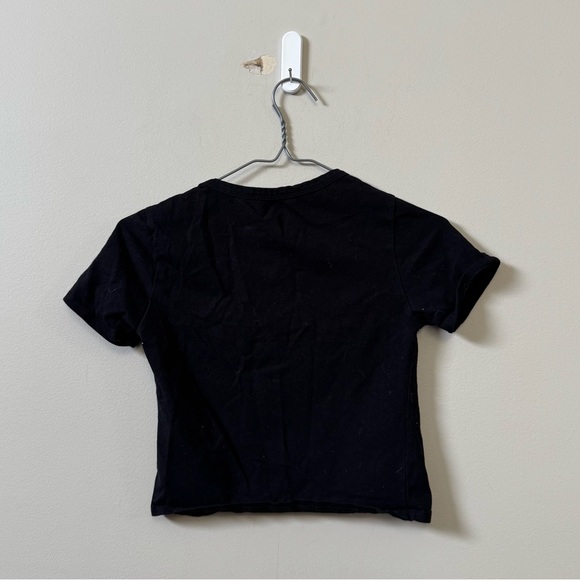 Hot topic Sanrio Kuromi rhinestoned baby tee short sleeve top - Picture 3 of 4